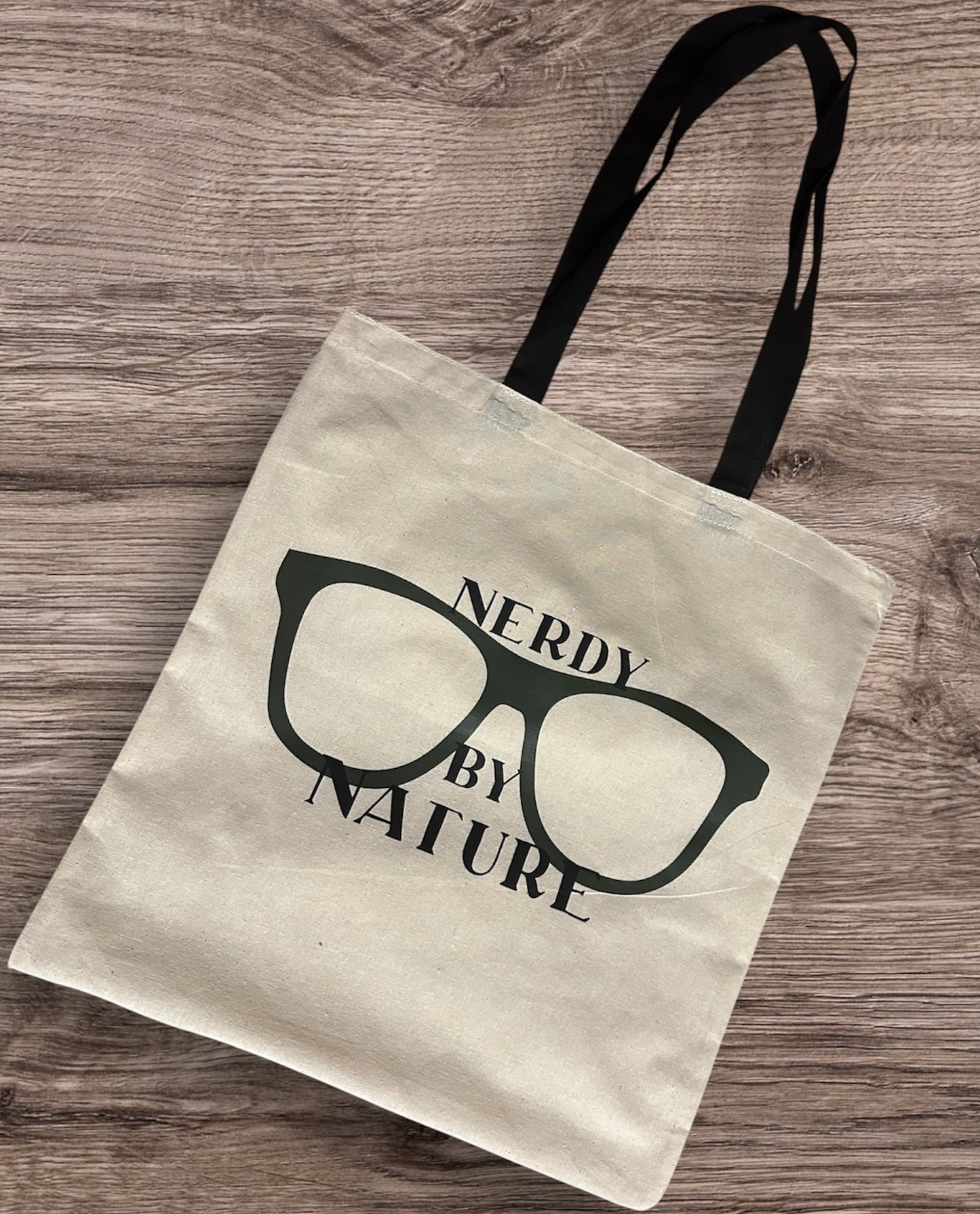 "Nerdy By Nature" Tote Bag