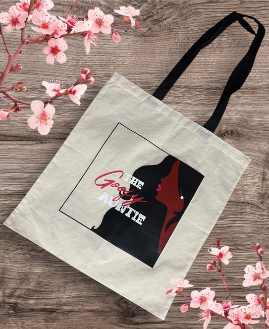 "The Goofy Auntie" Canvas Tote Bag