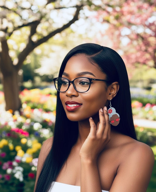 Bold and Beautiful - Afrocentric Wooden Earrings