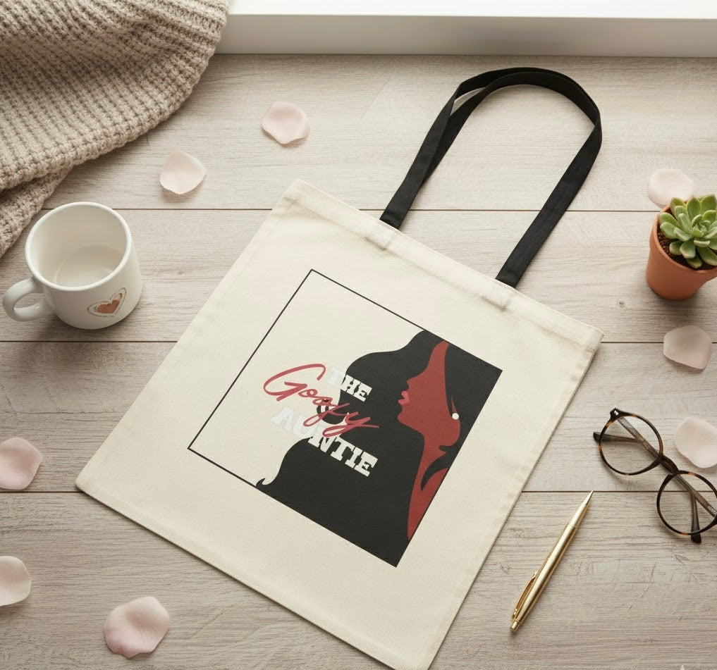 "The Goofy Auntie" Canvas Tote Bag