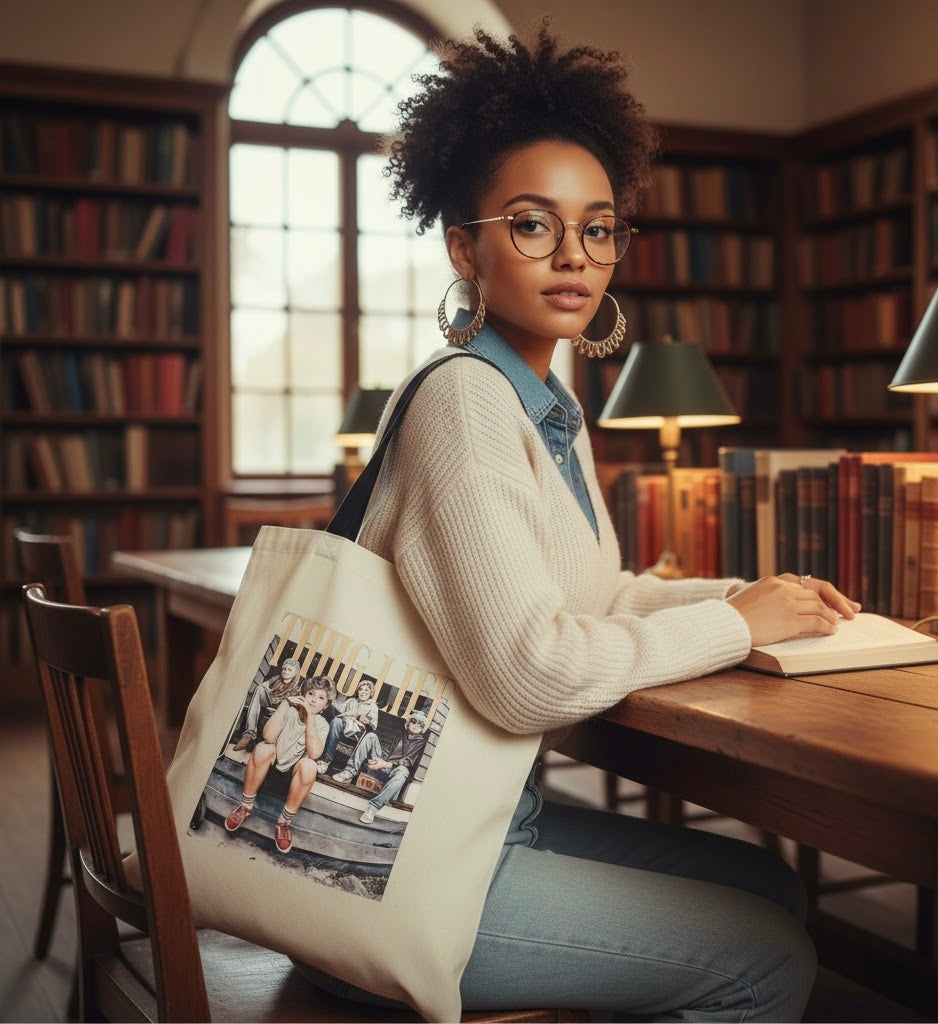 "Thug Life" Golden Girls Canvas Tote Bag