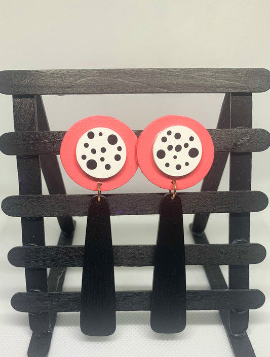Coral Edge: Drop Earrings