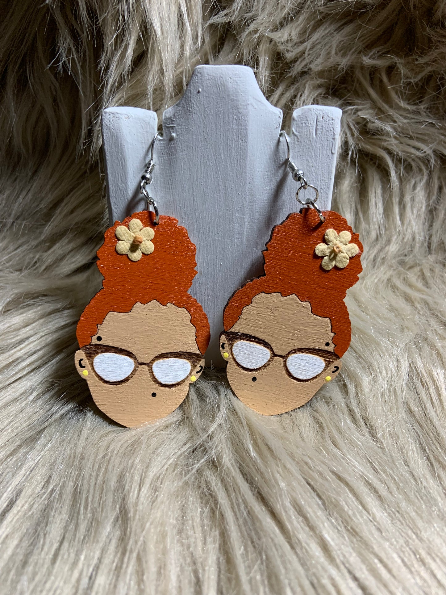Gloss and Glam Statement Earrings - Afrocentric Design